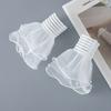 Nail Art Tulle Photo Glove Fake Pleated Cuff Manicure Photography Props Nail Tips Display Sleeve Fashion Accessories