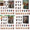 Weihnachts-Blindbox Mit Yak-Tier Acryl-Dekorationen Für Feiertagsbaum-Hänger Und Party-Geschenke