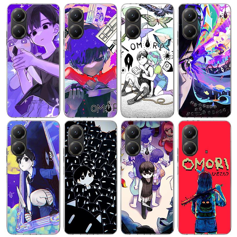 Game O-Omori Cartoon Phone Case For Xiaomi Poco X5 X6 X7 Pro F7 Ultra M7 Redmi 15C 15 13C 13 12C 12 10 10C 10A 9 9C 9T 9A Cover