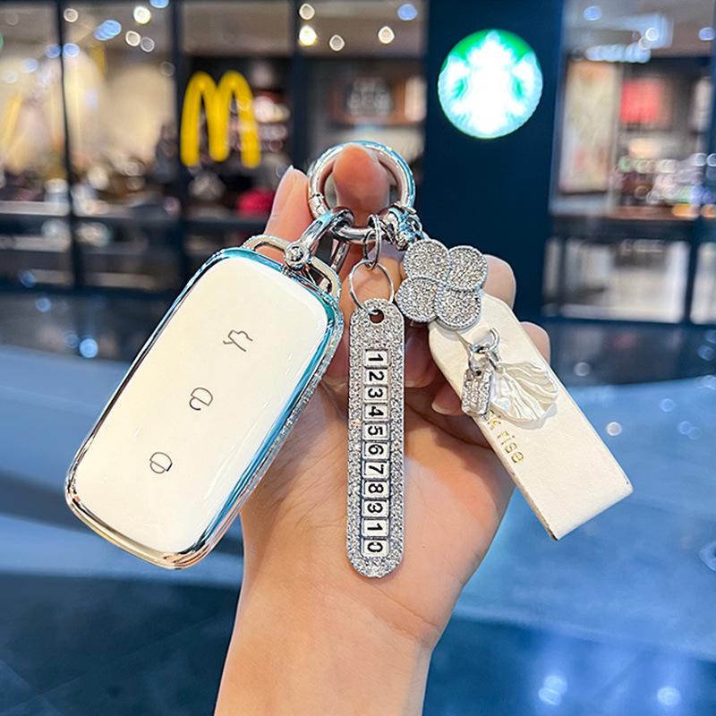 2025 Geely Galaxy E5 Key Case L6 Bag Starship 7 EMI Car L7 Shine 8 Shell Buckle