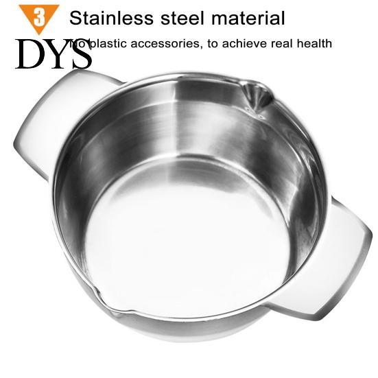 Stainless Steel Orange Juicer Manual for Citrus Lemon Portable Squeezer Handheld Easy-to-clean Press with Strainer 2 Pour Spouts Home Traveling