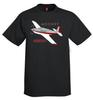 Mooney M20C (Red/Silver) Airplane T-Shirt - Personalized with Your N#
