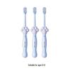 Shuke Kids Fluoride Cat Paw Toothbrush 3-Pack