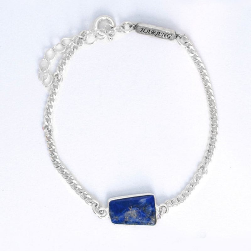 HARANG HR 247B_Rectangle Lapis Lazuli Bracelet