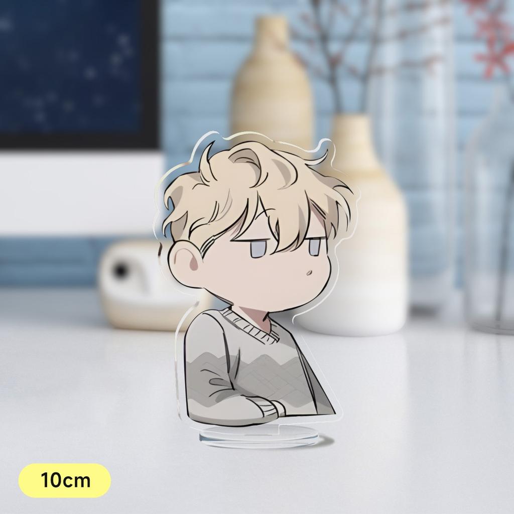Hot Korean Cartoon BL Manga Anime Roses and Champagne Acrylic Stand Figure Standing Desktop Display Fans Collection Jewelry Gift