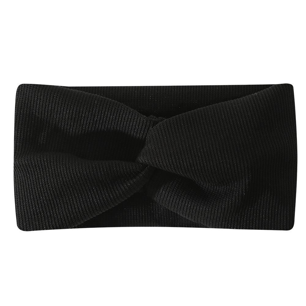 Bohemian Sports Wide Headband Threaded Cotton Cross Yoga Sports Stretch Headband