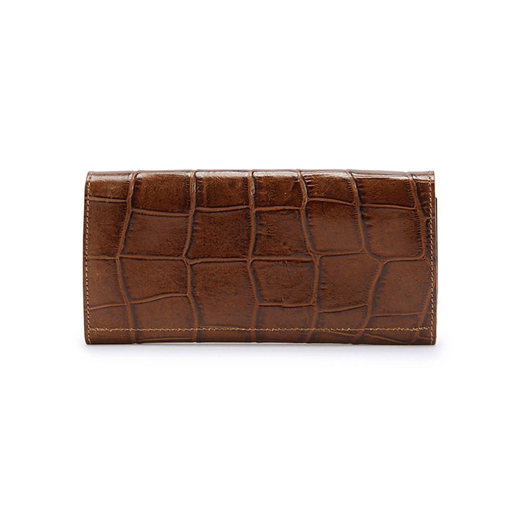 IL BISONTE Long Cowhide for Men and Women Wallet, Unisex, Leather, Red, 54_1_5432411140,