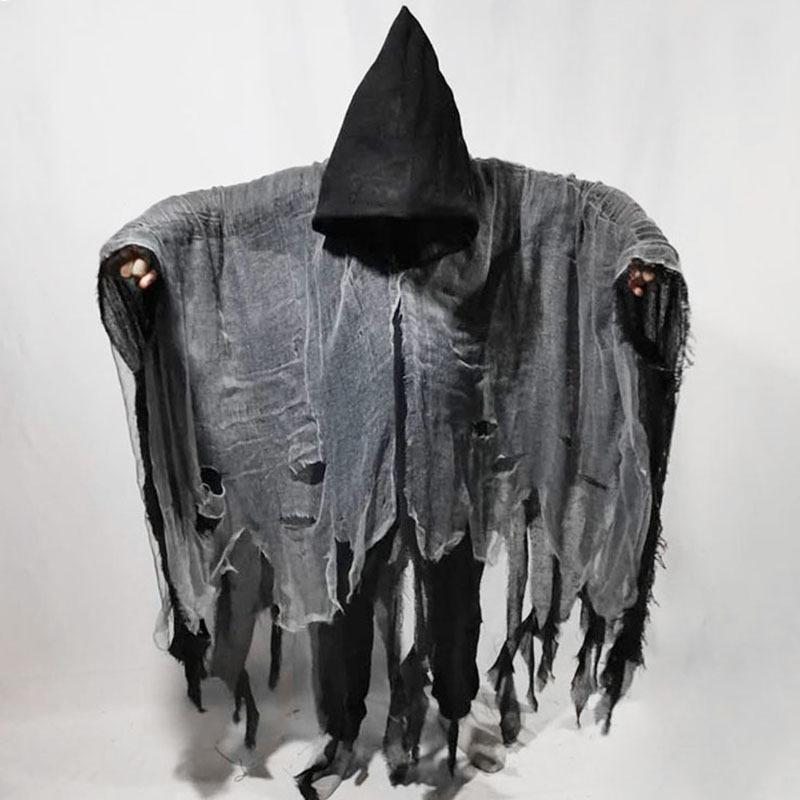 Halloween Cloak Witch Cloak Grim Reaper Costume Cloak Haunted House Costume Dress Up Horror Trick Costume Props