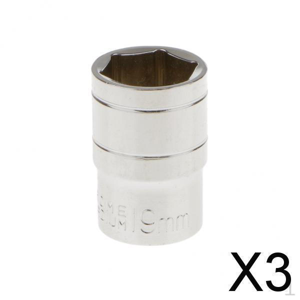 

3x19мм Короткая Метрическая Шестигранная Хромованадиевая Головка 1/2