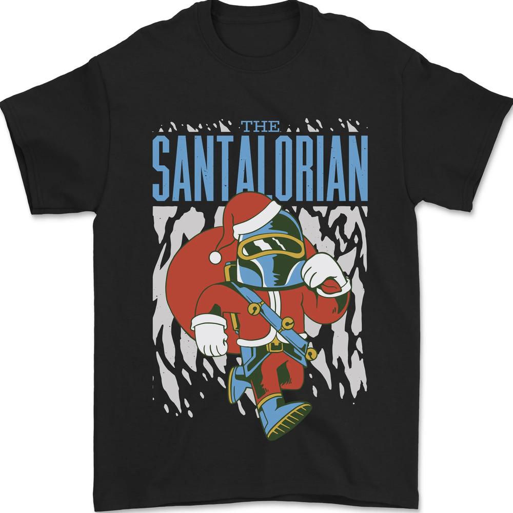 Christmas Parody Santalorian Funny Xmas Mens T-Shirt 100% Cotton Unisex T-Shirt XXXXL