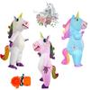 Cute Unicorn Inflatable Costume For Halloween And Christmas Performances