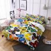 Butterfly Bedding Set 3D Flower Duvet Cover Quilt Cover with Zipper Queen Double Microfiber Comforter Set Kid Girl ChristmasGift