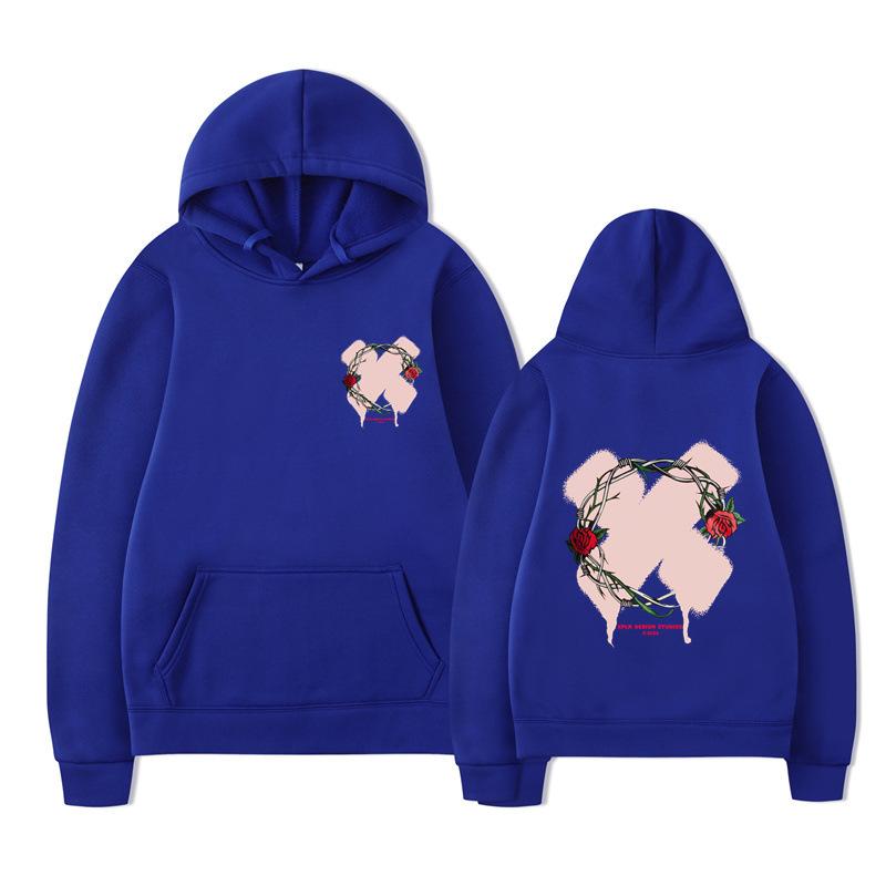 Autumn Winter Letter Print Men Hoodies Boys Harajuku Girls Hip Hop Pullover Fancy Music Gift Casual Loose Comfortable Sweatshirt