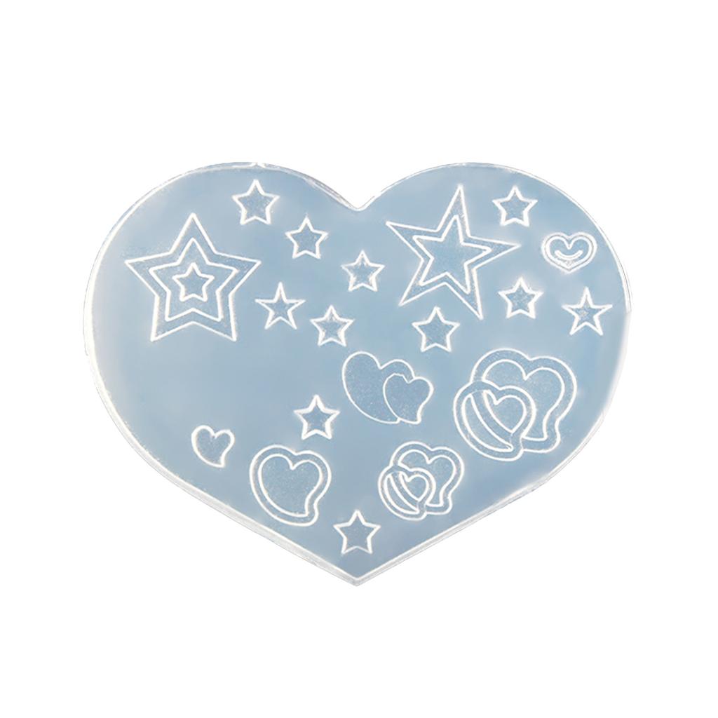 Silicone Nail Carving Molds Nails Stencils DIY UV Gel Manicure Tools Silicone Stamping Nail Art Molds Silicone Material