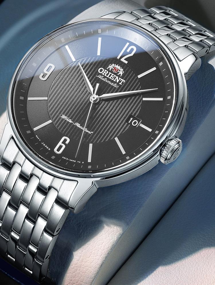 Reloj de Hombre Acero Inoxidable, Movimiento Automático, Indicador de Fecha, Resistencia al Agua 50m y Cristal de Zafiro.