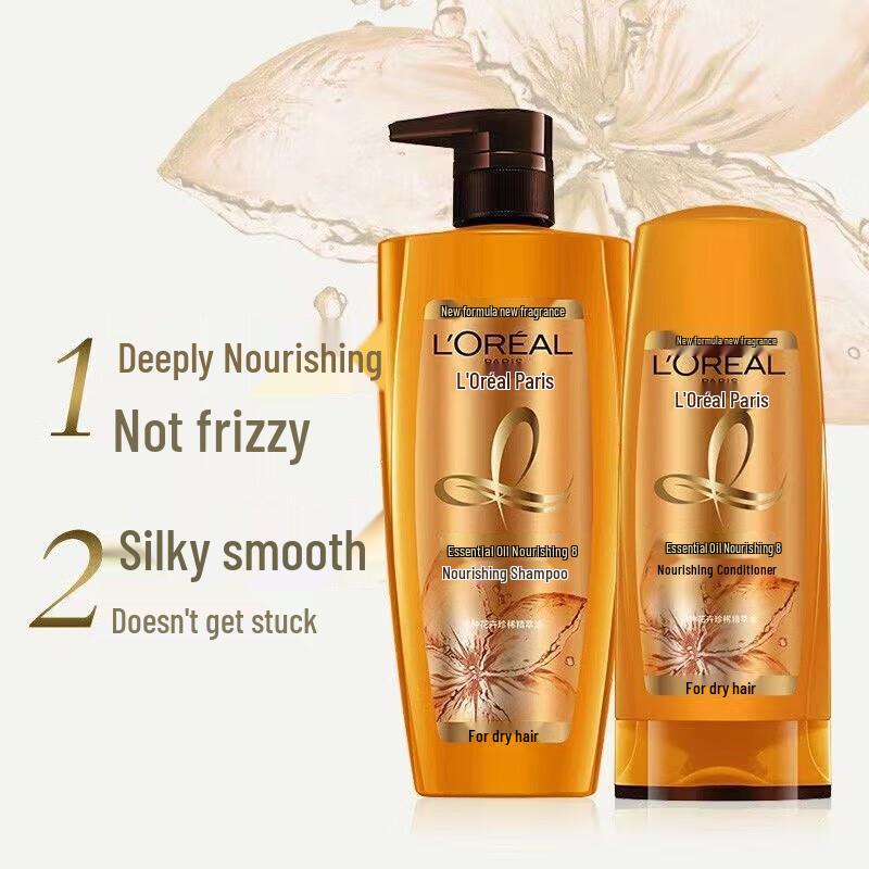 L Oréal Essential Oil Nourishing Shampoo & Conditioner Gift Set