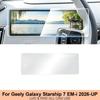Interior Transparent TPU Protective Film For Geely Galaxy Starship 7 EM-i 2026-UP Center Console PPF GPS Navigation Protective