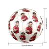 Pallone da Calcio Real Madrid Cr7 Legacy Misura 5 Cucito a Macchina per Allenamento e Partite Indoor/Outdoor Accessorio Calcio