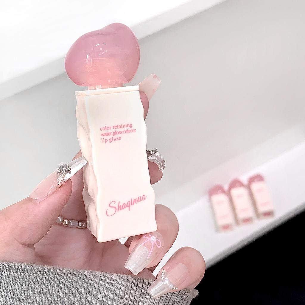 Mirror Gloss Lip SHAQINUO Hydrating, Long-Lasting Color with Luminous Mirror Finish for Glossy and Vibrant Lips All-Day Wear