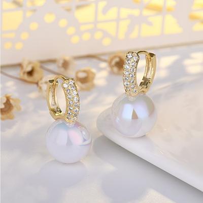 Boucles d'oreilles Perle Sirène Longues Personnalisées Boucles d'oreilles Écouteurs Boucles d'oreilles Sensation de Légèreté Boucles d'oreilles Luxe