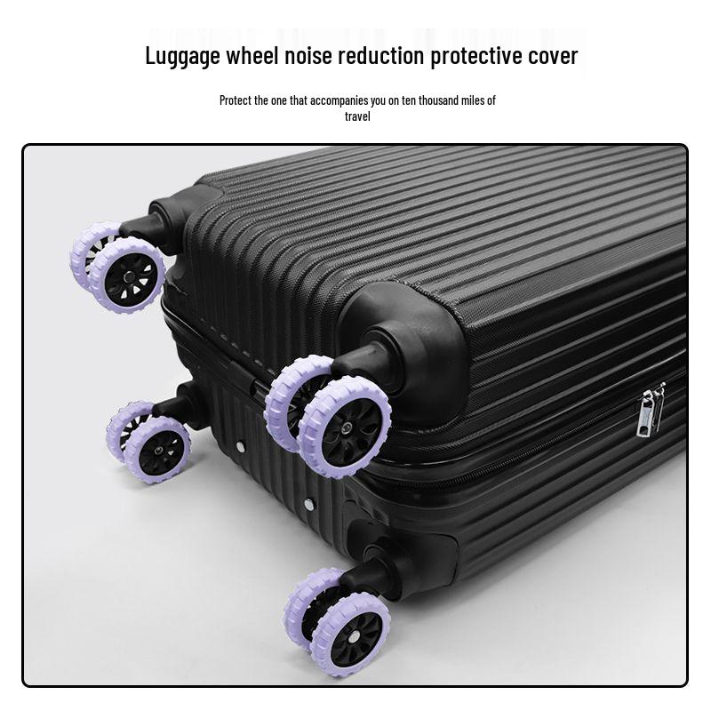 Protectores de Rueda de Silicona Mejorados para Maletas Silenciosas, Amortiguadoras y Resistentes al Desgaste
