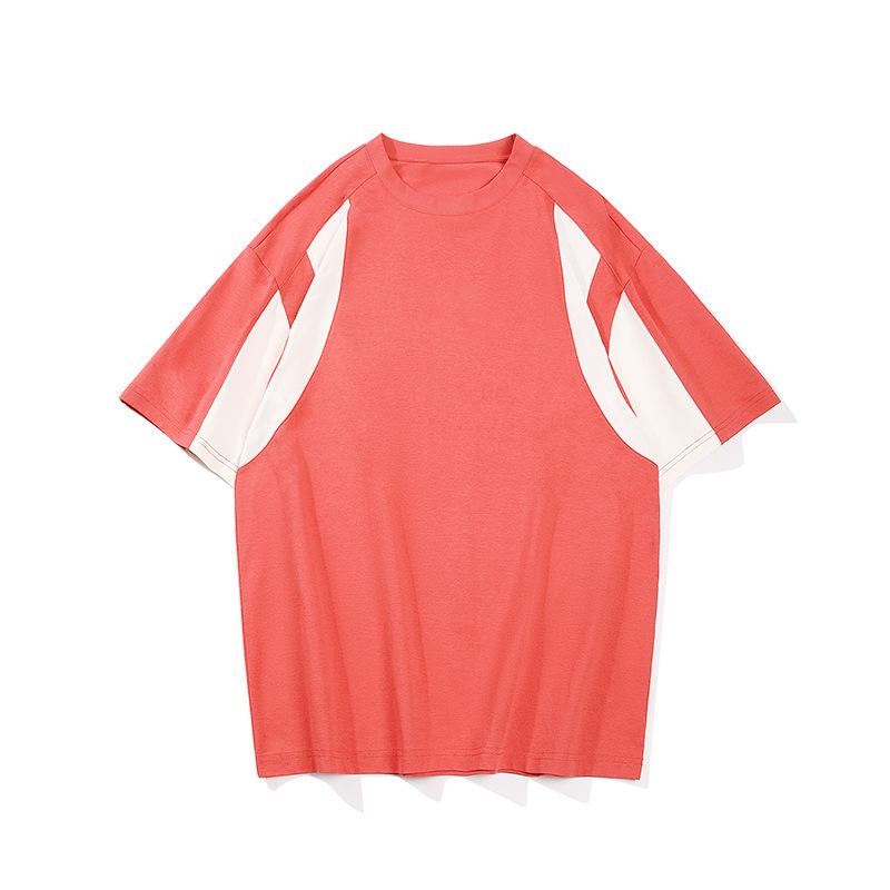 Men's Casual Loose-Fit Short-Sleeve Crew-Neck T-Shirt High-End Men's Summer New Arrival