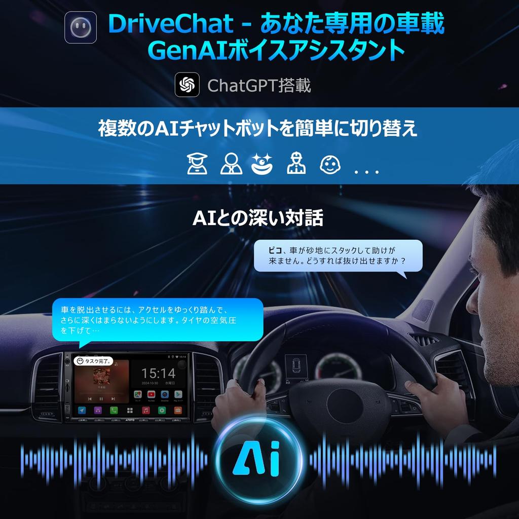ATOTOEXCEL A5L Android Car Navigation System with Display OBD2 Diagnostic Tool AI Voice Wireless Android Mirror HDMI DSP GPS Dual Split Technical