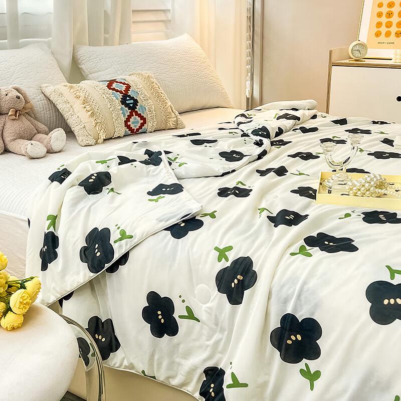 PLOVER Elegant Cool-Touch Washed Cotton Quilt