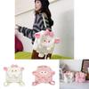 Japanese Cute Plush Sheep Backpack With Large Capacity For Girls And Students