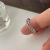 Luxury Zircon Women's Versatile Fashion Ring Set - Simple, Individual, Niche Design