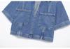 Women's Washed Denim Pullover Shirt & Skort - Summer 2024 Street Style Arrival