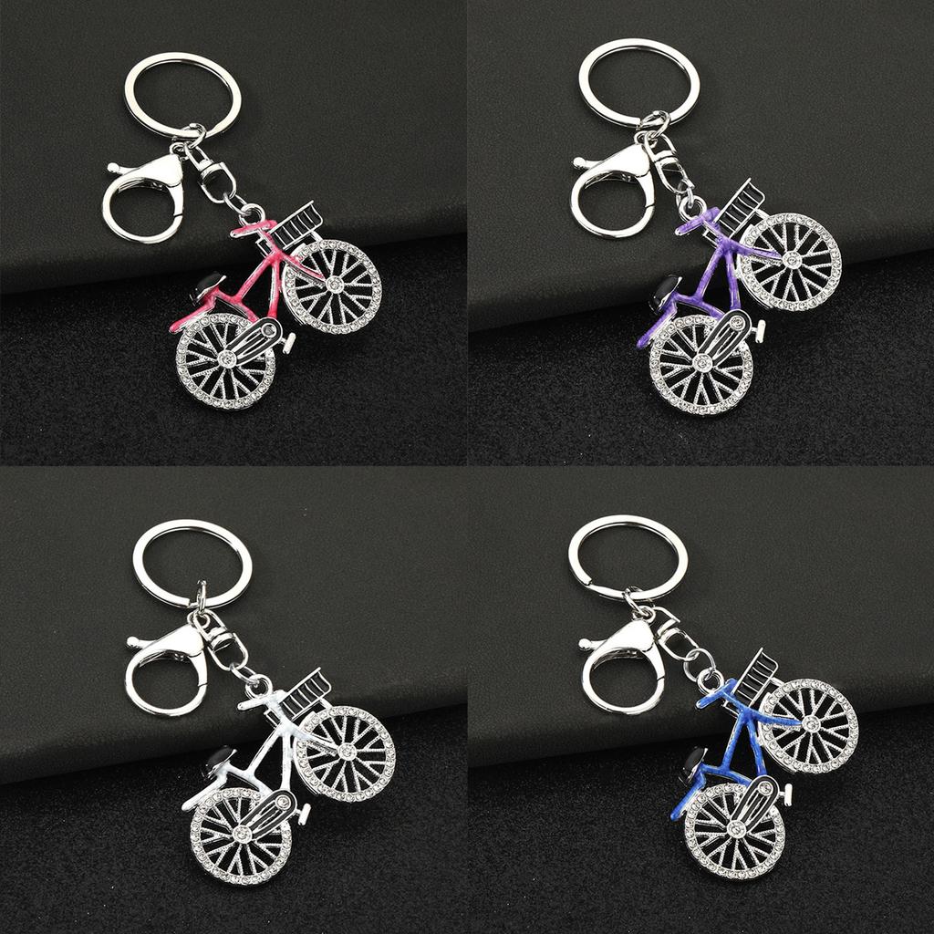 Fahrrad-Schlüsselanhänger Glitzernder Leichter Schmuck Für Radfahrer Und Sport
