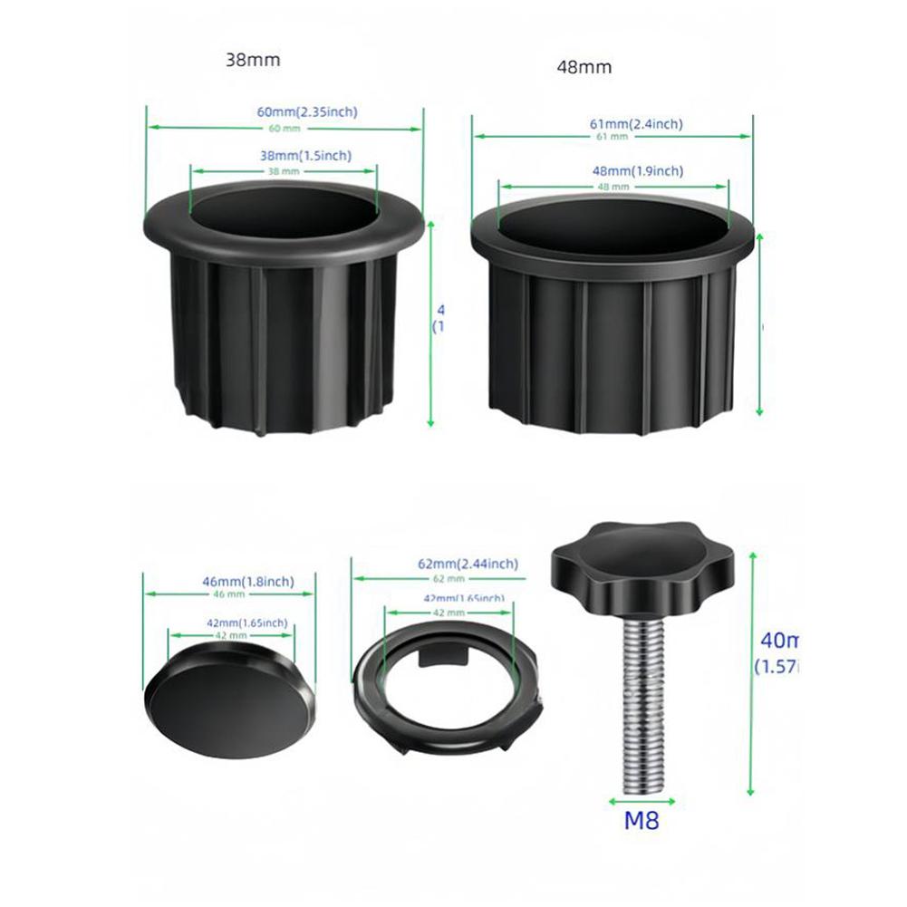 Sun Umbrella Base Bracket Accessories Plastic Pipe Sleeve Fixing Screws Hand Tools Power Tool Accessories Household Supplies
