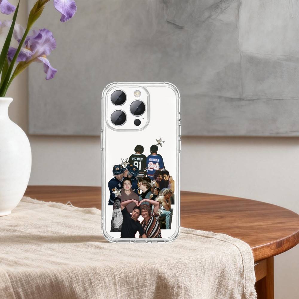 H-Horký Hokejový R-Rivalita Pouzdro Na Telefon Pro iPhone 17 16 15 14 13 12 11 Mini Pro Max Plus Průhledný Kryt