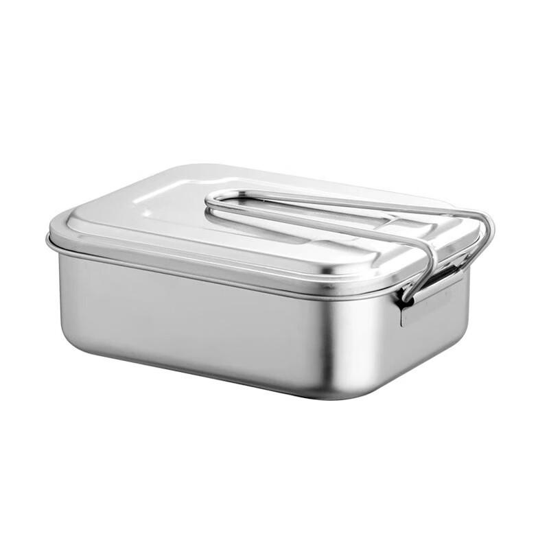 Yimeide CC1070 Large 3-Compartment Stainless Steel Lunchbox