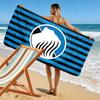 Atalanta True Supporter Print Beach Towel, Large Soft Quick Dry Towel for Beach Camping Swimming