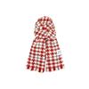 New Christmas red scarf women's winter Christmas with warm knitted shawl soft waxy atmosphere scarf