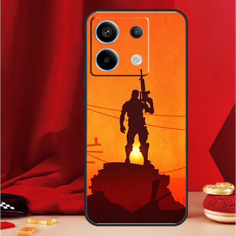 Camo Military Army Funda For Xiaomi Redmi 13C 12 9C 10C 12C Redmi Note 13 9 10 11 12 Pro 9S 10S 11S 12S Case