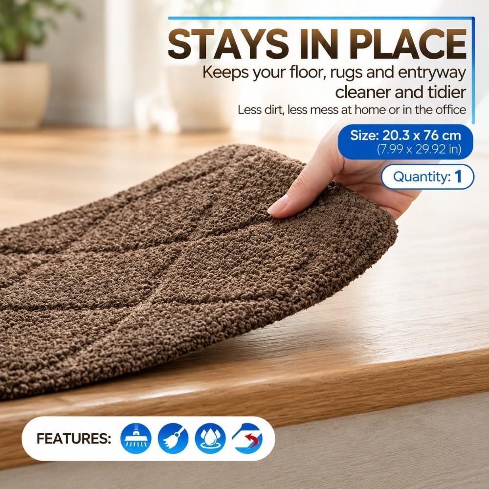 Non Slip Stair Treads 20.3x76cm Stair Carpet Strips Reusable Stair Mats Rugs for Pet
