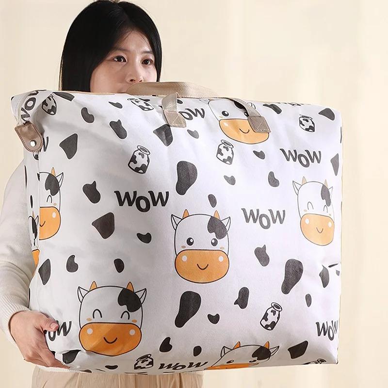 Borsa porta piumone Borsa per riordinare il dormitorio Borsa per vestiti di grande capacità Borsa per bagagli per piumone Borsa per imballaggio portatile per traslochi