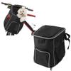 Dog Bike Basket Waterproof Breathable Removable Dog Carrier Backpack for Outdoor Travel