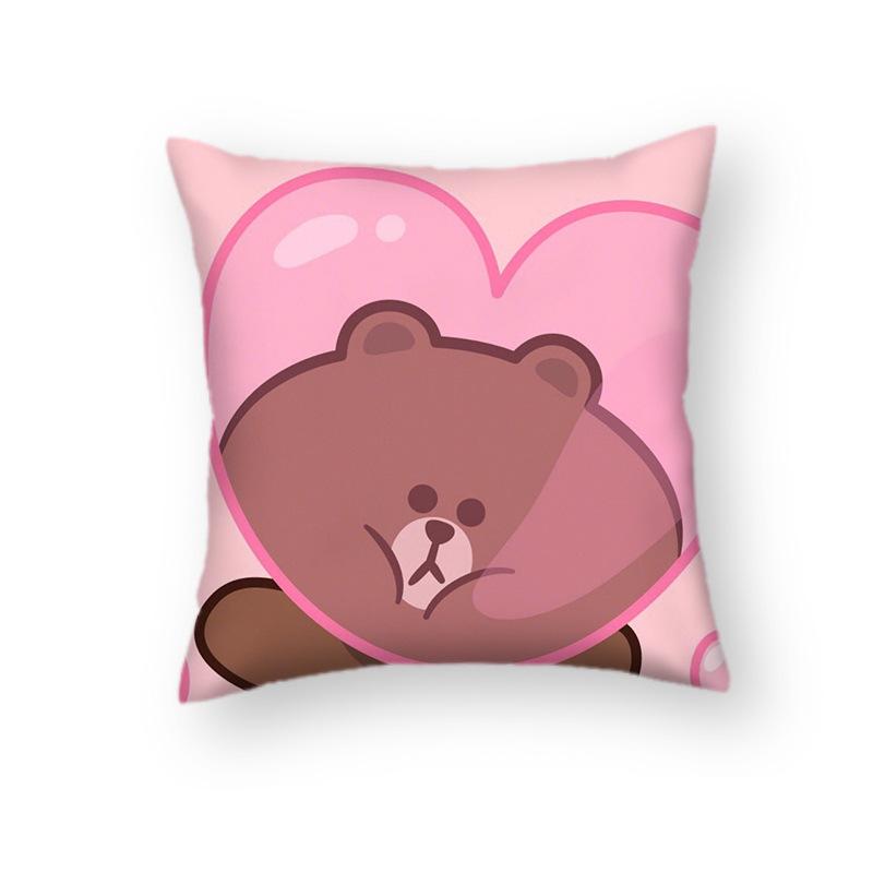 New Cartoon Doll Home Cute Pillow Cushion Cover Couple Gift Nap Sofa Car Gift Pillow