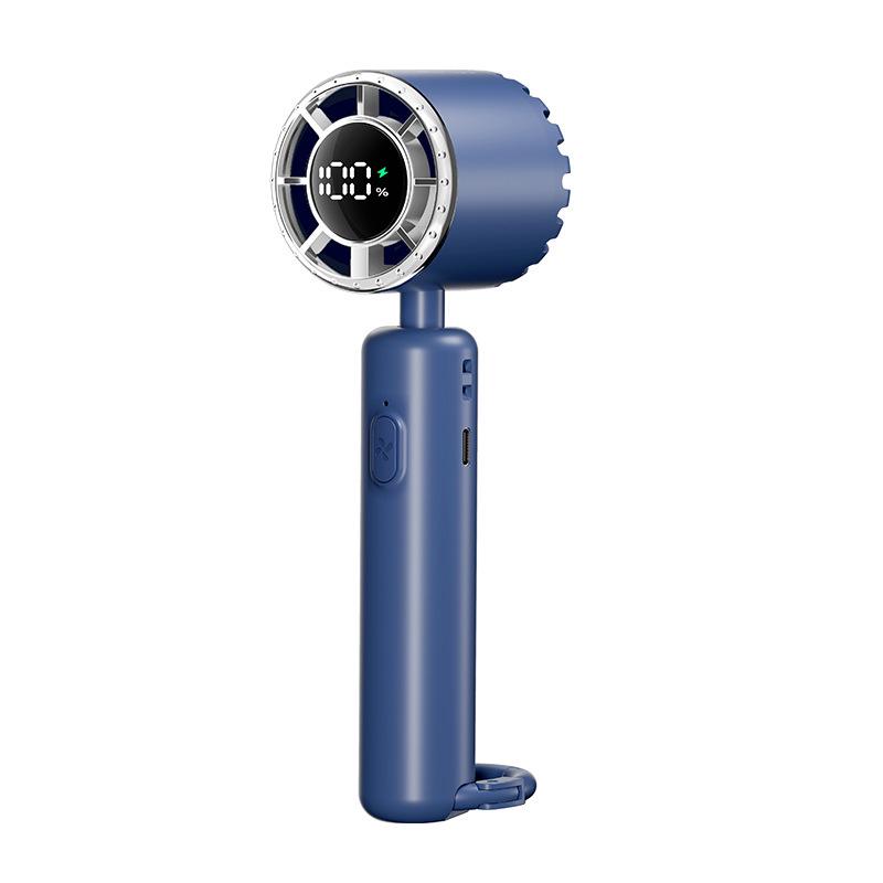 2025 Summer Turbo Handheld Fan with USB & Digital Display, 100 Speeds—Portable for Office & Outdoor Use