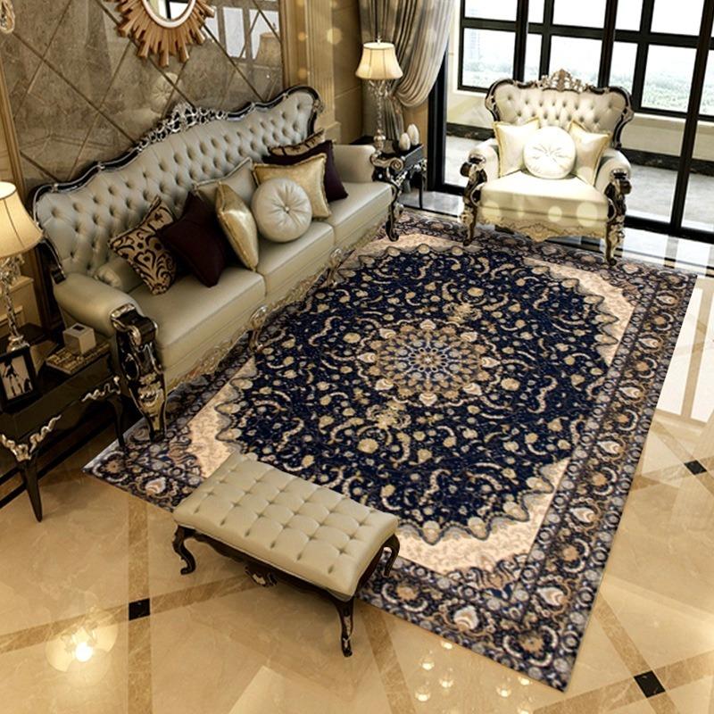 Bohemian Retro Nordic Carpet Living Room Coffee Table for Home Use Modern and Simple Bedroom Fully Covered Bedside Mat Beautiful
