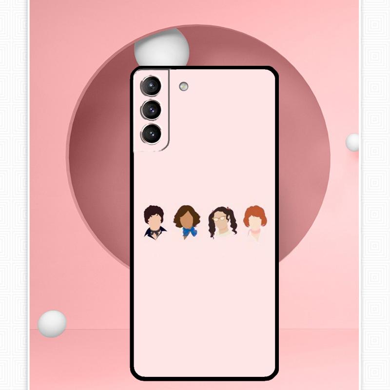 Pink Ladies Grease Filmhülle für Samsung Galaxy S24 Ultra S22 Plus S20 S21 FE S8 S9 S10 Note 10 20 S23 Ultra Hülle