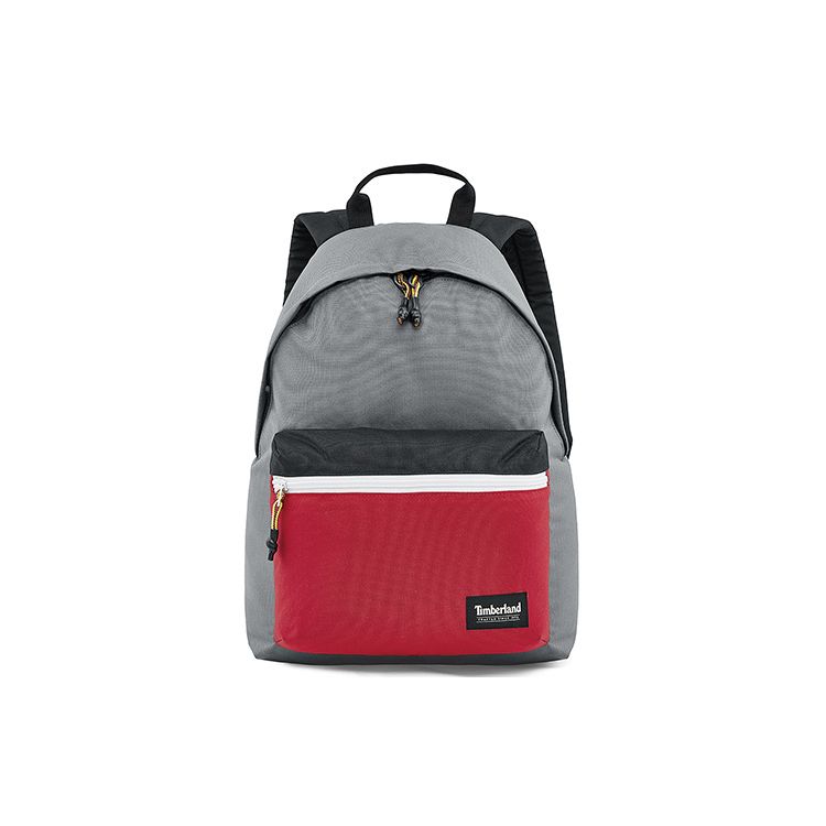 Timberland 21L Casual Zipper Design Backpack Unisex backpack Rock-Grey A2FWF033 One Size
