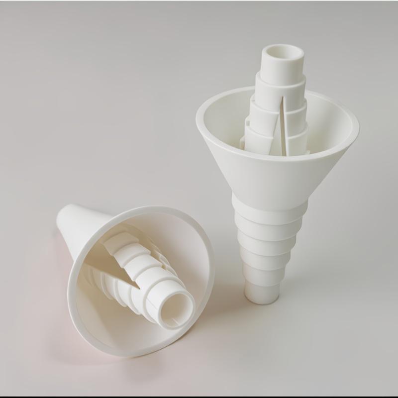 Liquid Transfer Funnel, Household Multifunctional Pouring Funnel 1pc белый