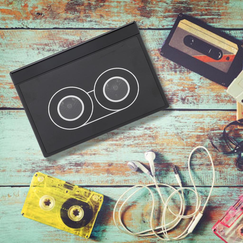 Portable Walkman Cassette Player with Automatic MP3 Stereo FM Ideal for Travel Reverse, Converter, Sound, 5.0, Radio, 3.5mm Jack, (A)