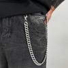 Ingemark Hip-Hop Imitation Perlen Hosen Jeans Schlüsselanhänger Ring Clip Herren Trendig Kreativ Metall Handgefertigt Perlen Taille Kette Schmuck