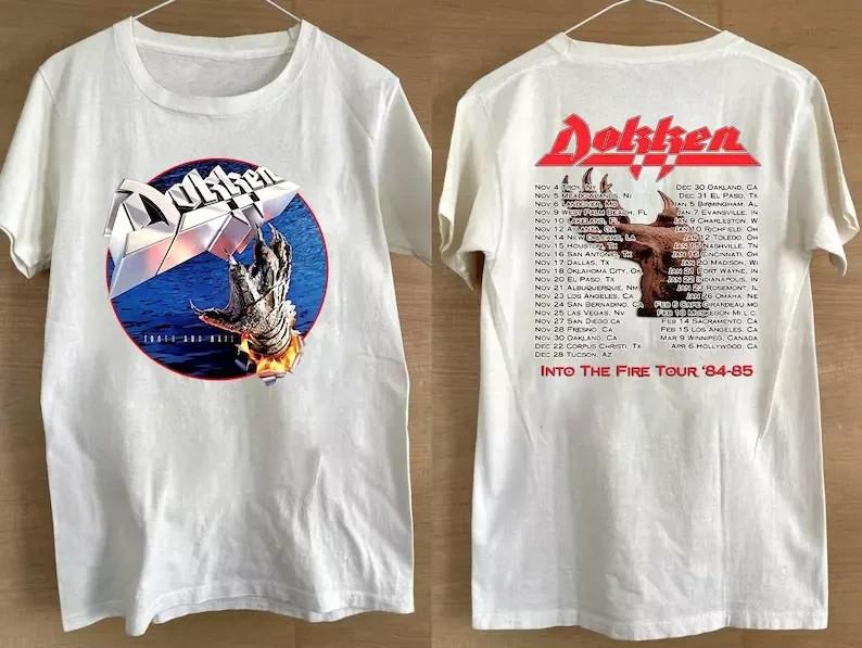 Dokken Tooth and Nail Into The Fire Tour #0398485 TShirt Unisex T-Shirt XXXL